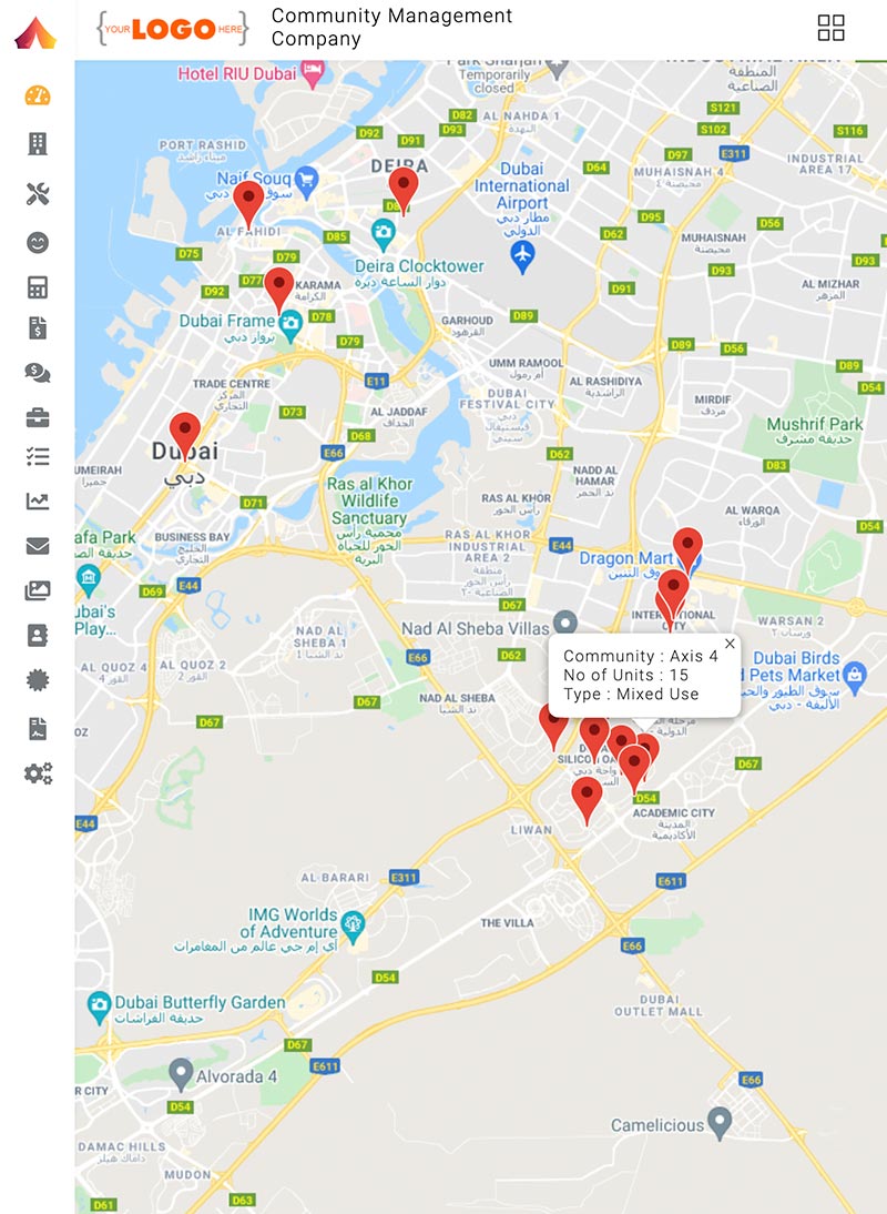 Maps Dashboard